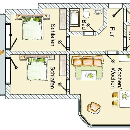 Brise Seeresidenz Haus Baltic App 11 Apartment *